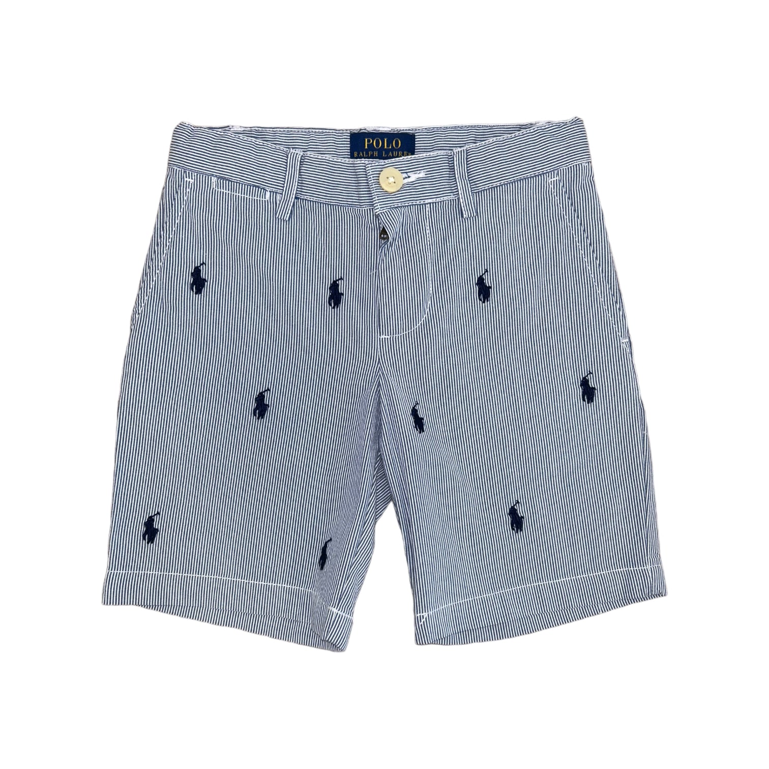 Ralph Lauren short streep paard maat 4 104 110 Klasse4Kids