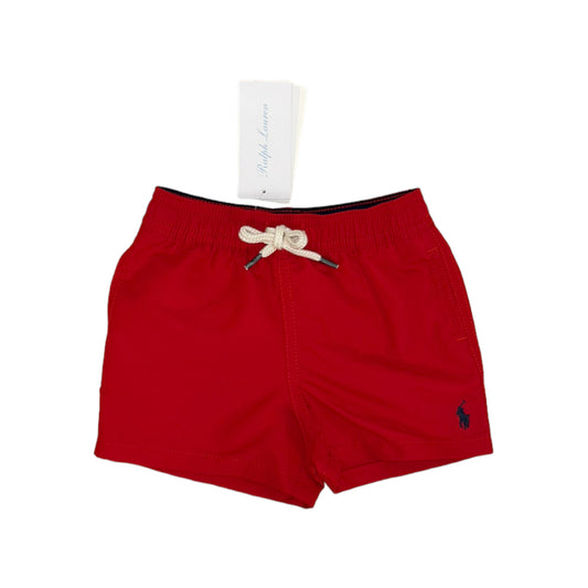 Ralph Lauren zwembroek rood maat 3-6m (56-68)