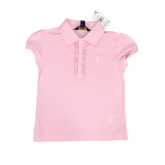 Ralph Lauren polo lichtroze maat 6 (116)