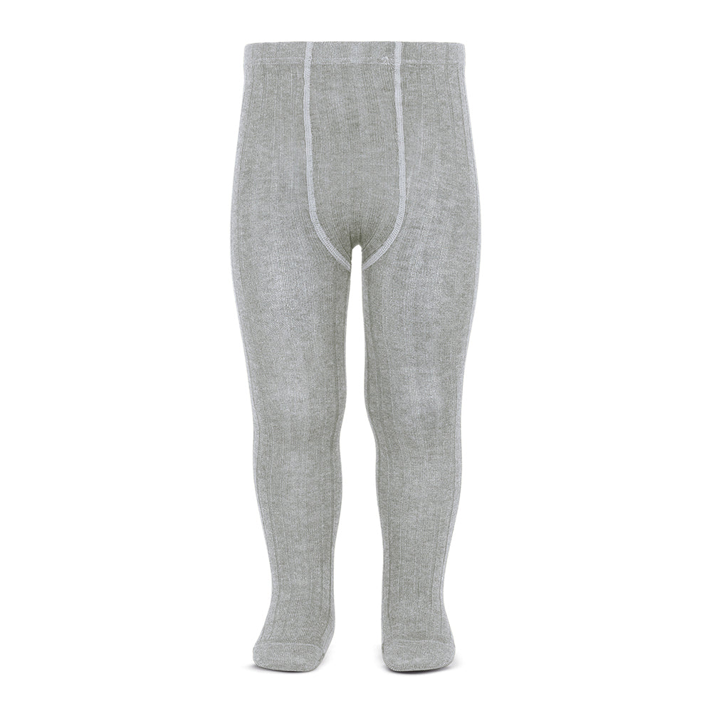 Condor Basic Rib Maillot Kids GRIJS gemeleerd