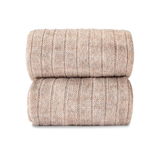 Condor Merino Wool Blend Rib Tights NOUGAT