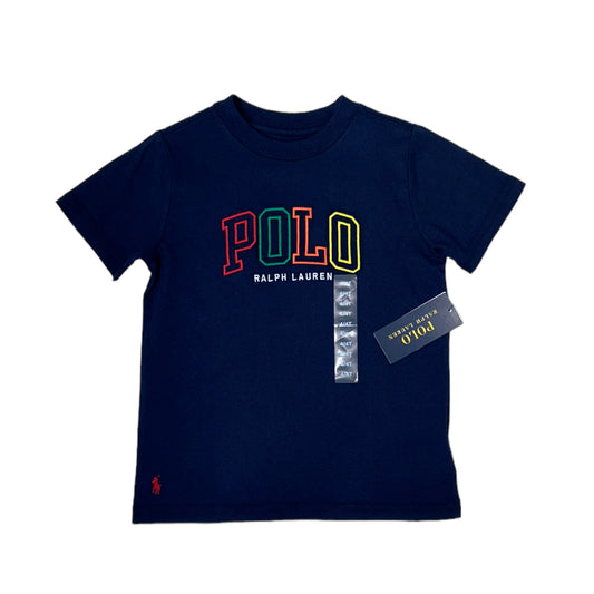 Ralph Lauren t-shirt marineblauw maat 6 (116-122)