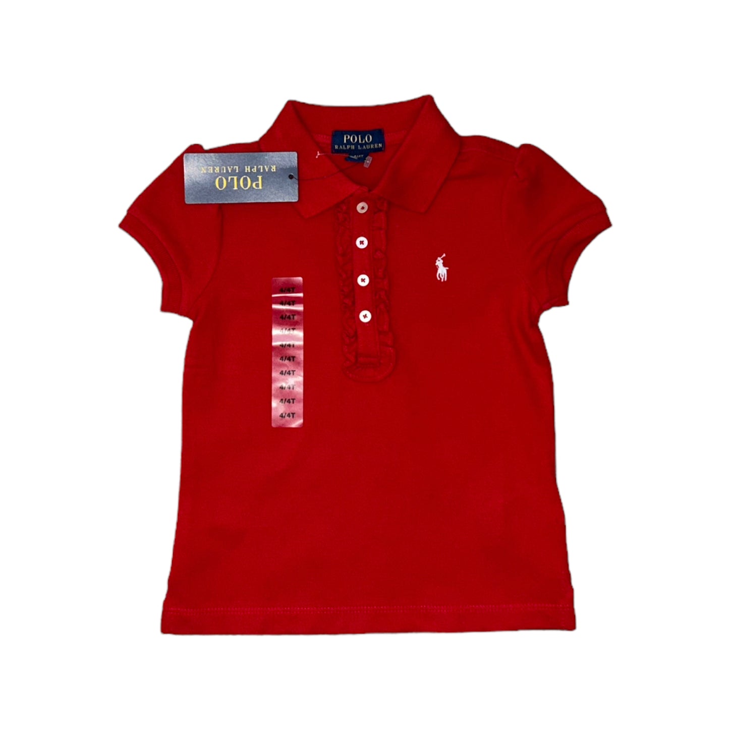 Ralph Lauren polo rood maat 4 (104)