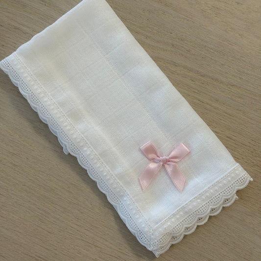 Babidu Hydrofiel strik Roze