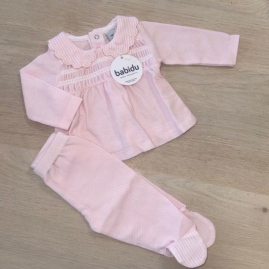 Babidu setje roze broekje + top