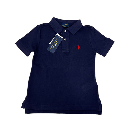 Ralph Lauren polo marineblauw maat 3 (98)