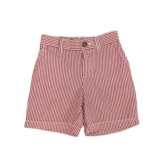 Ralph Lauren short rood gestreept maat 24m (86)