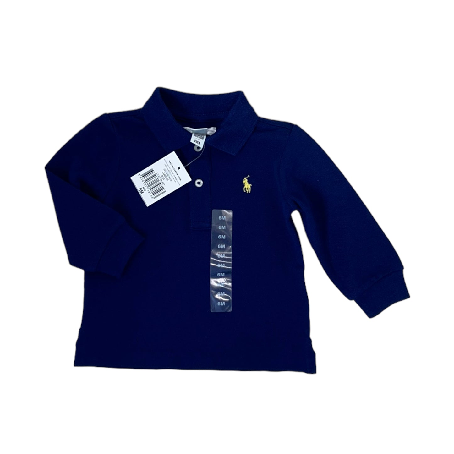 Ralph Lauren polo lange mouwen maat 6m (68)