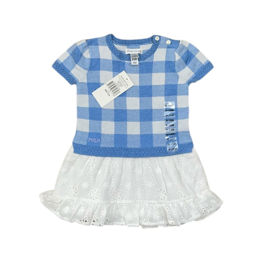 Ralph Lauren jurk maat 9-12m (74-80)