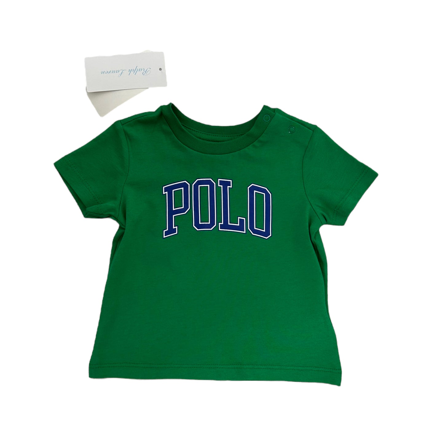 Ralph Lauren t-shirt groen maat 6m (68)