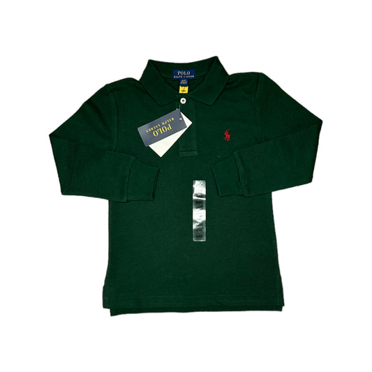 Ralph Lauren polo donkergroen maat 2 (86-92)