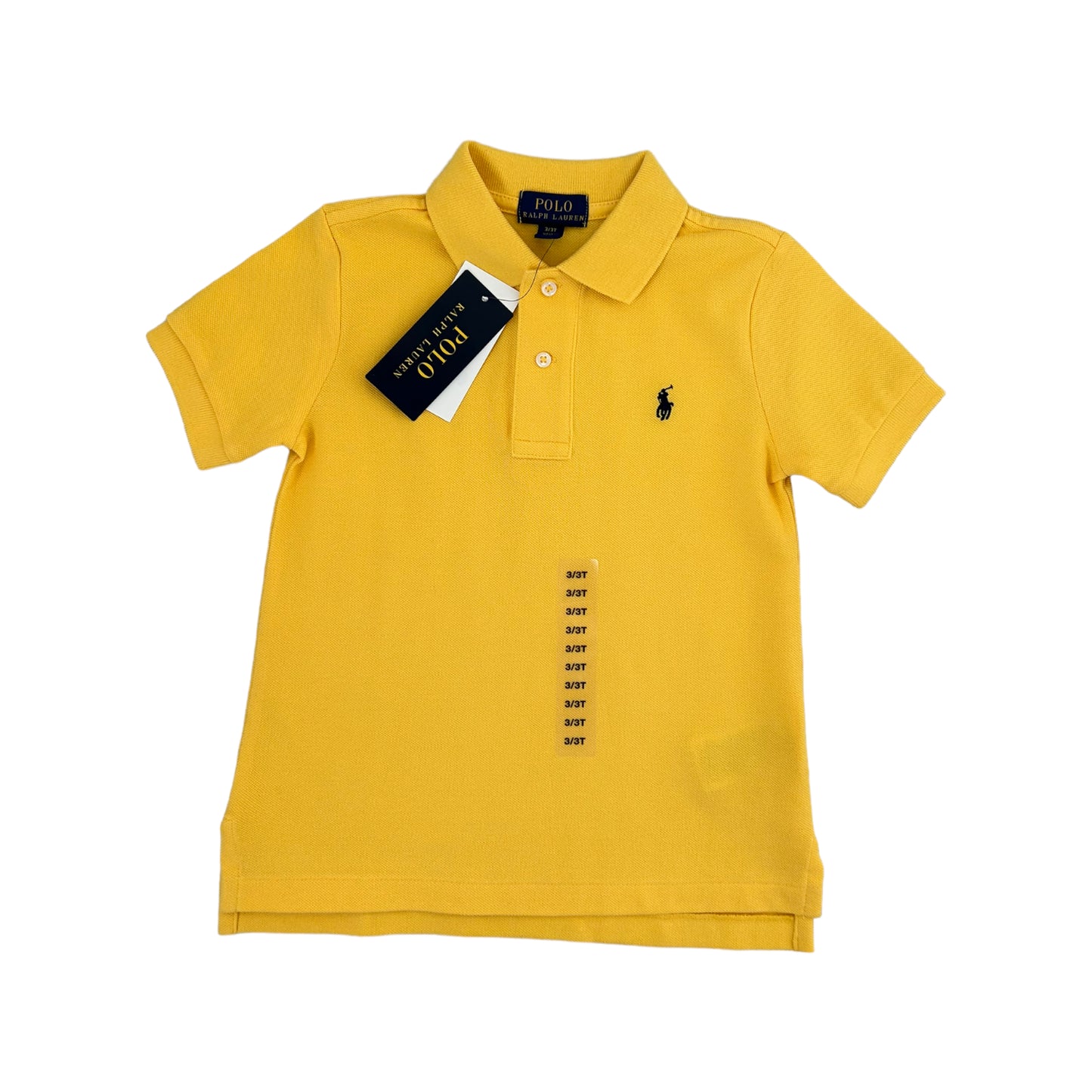 Ralph Lauren polo zachtgeel maat 8 (134)