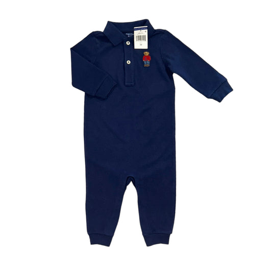 Ralph Lauren boxpakje marineblauw beer maat 9m (74)