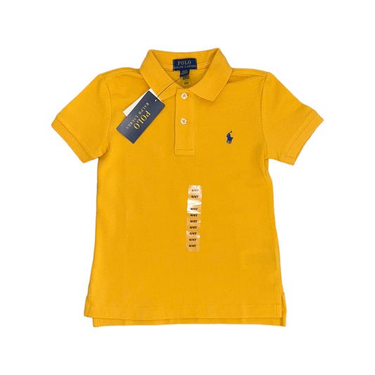 Ralph Lauren polo goudgeel maat 4 (104-110)