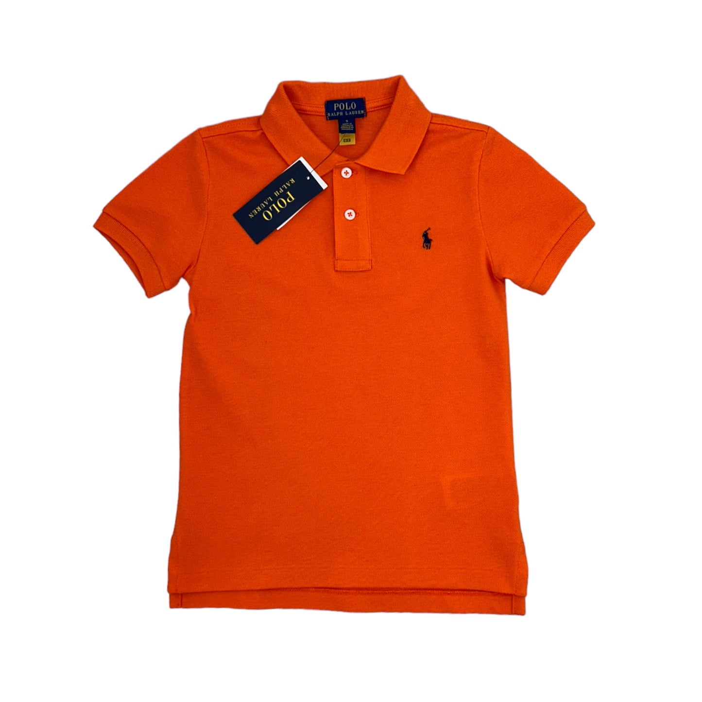 Ralph Lauren polo oranje maat 5 (110-116)