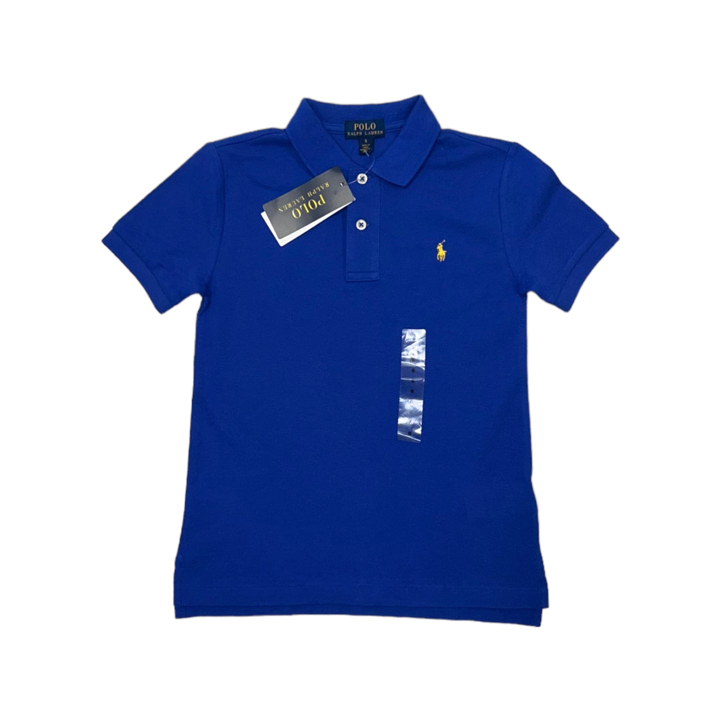 Ralph Lauren polo kobaltblauw maat 6 (116-122)