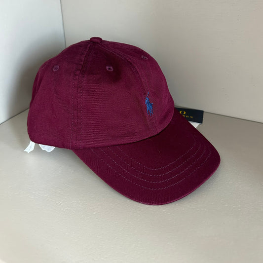 Ralph Lauren baseball pet bordeaux rood