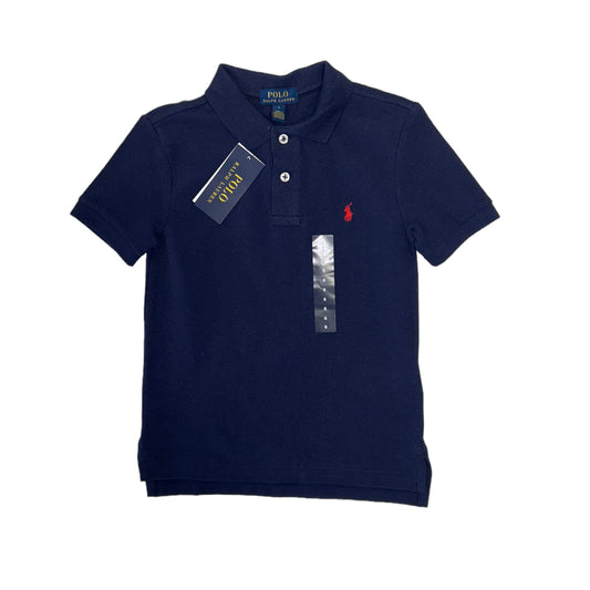 Ralph Lauren polo marineblauw maat 6 (116-122)