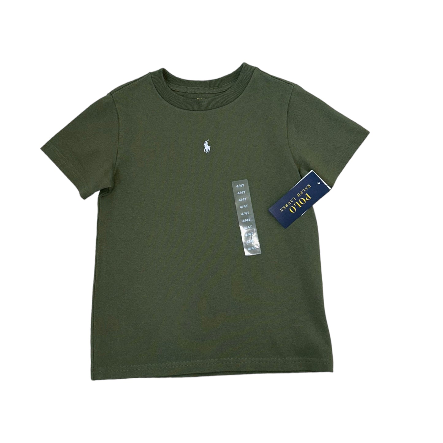 Ralph Lauren t-shirt legergroen maat 6 (116-122)