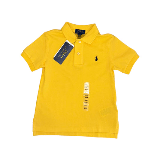 Ralph Lauren polo zachtgeel maat 3 (98)