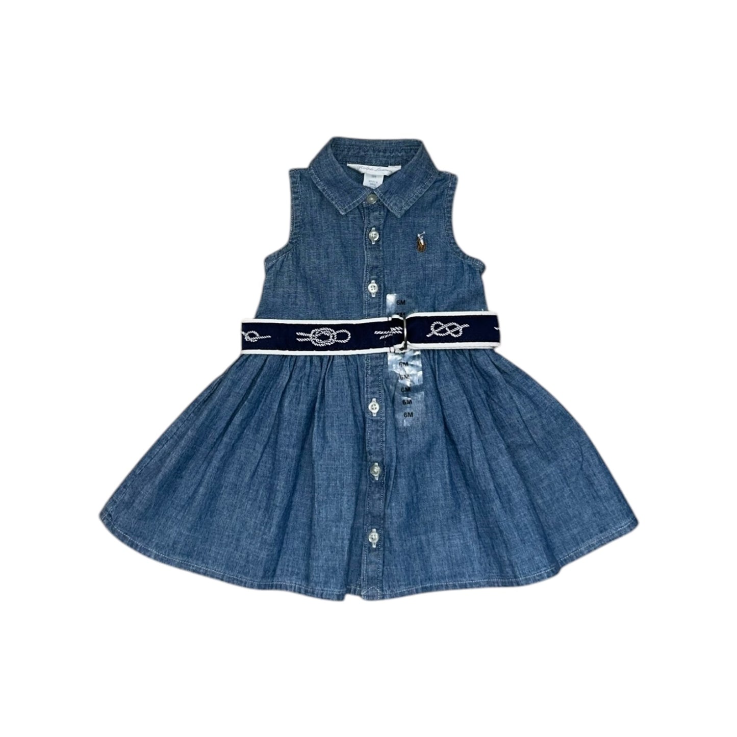 Ralph Lauren jurk + bloomer maat 6m (68)