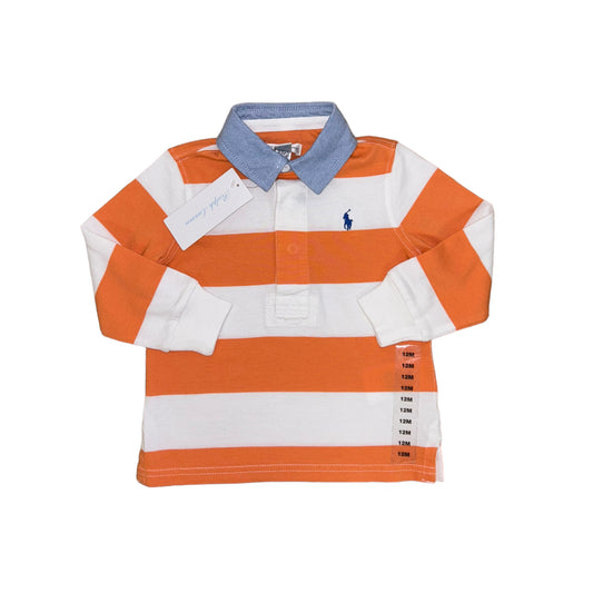 Ralph Lauren polo lange mouwen maat 12m (80)