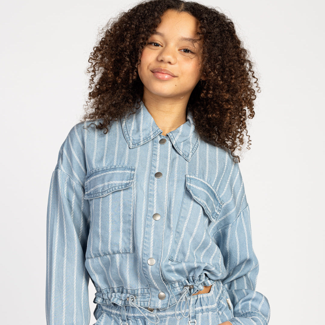 Kamie gestreepte Blouse Denim AI&KO