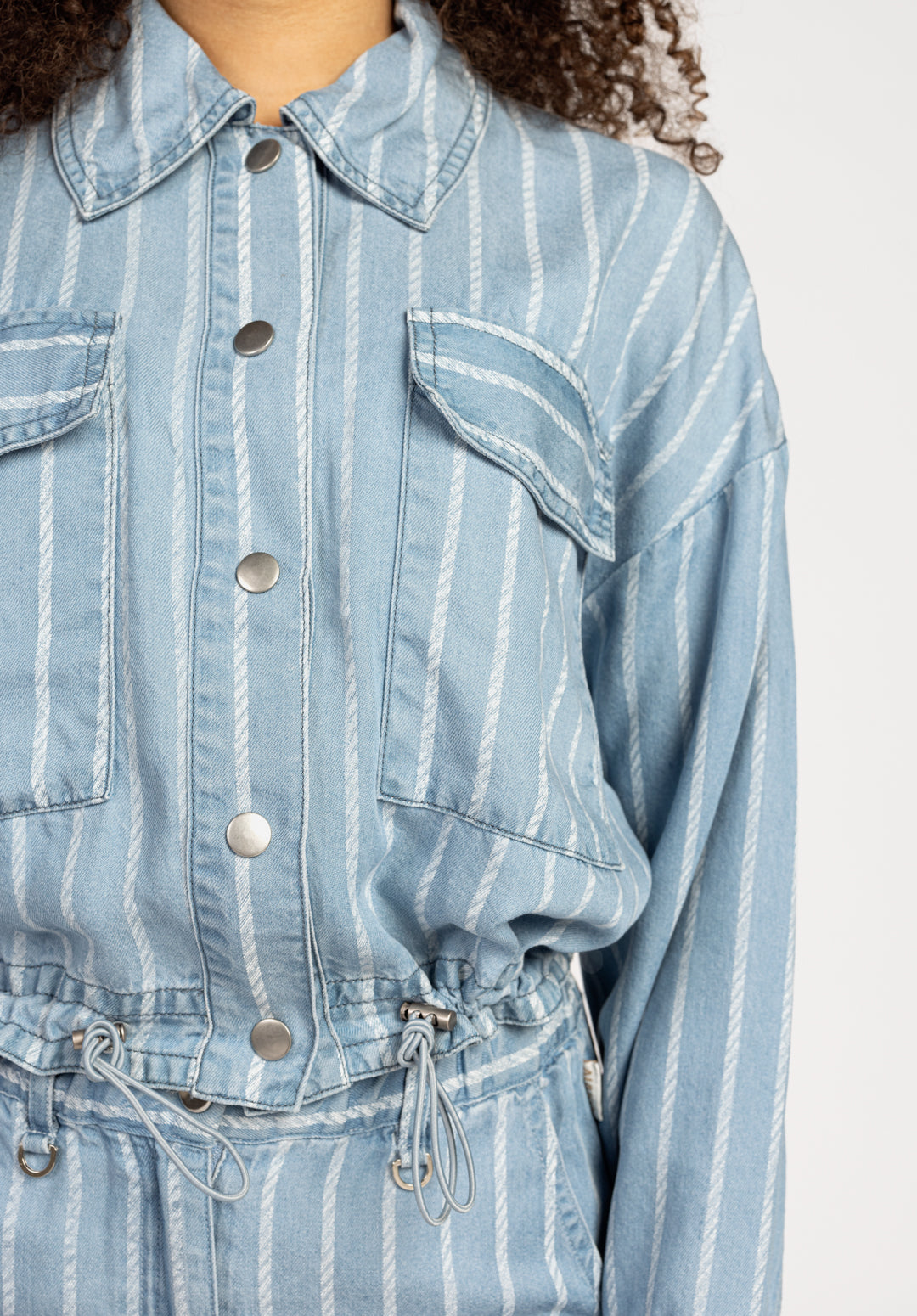 Kamie gestreepte Blouse Denim AI&KO