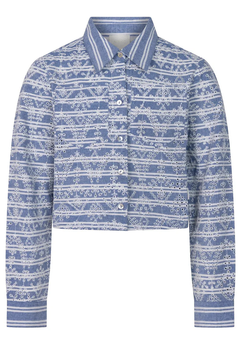 Sylvie blouse denim AI&KO