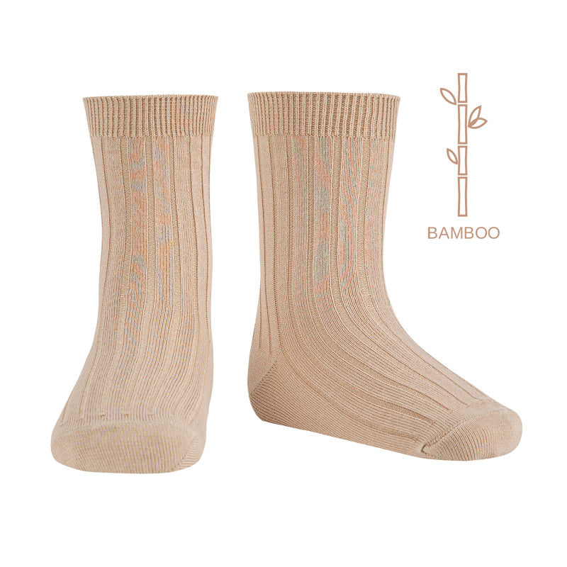 Bamboo rib short sokken - Condor