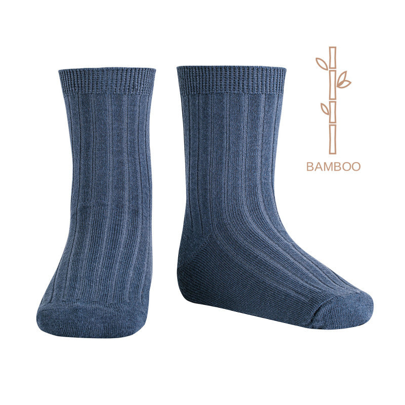 Bamboo rib short sokken - Condor