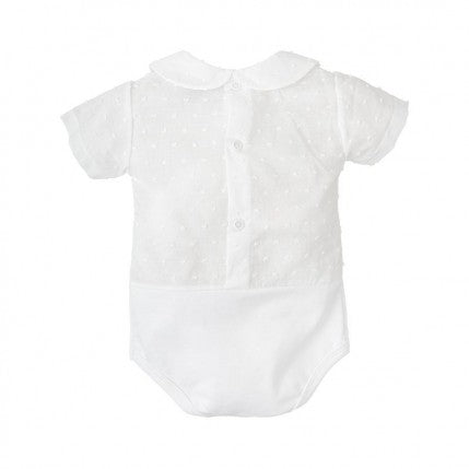 Babidu blouse romper stip
