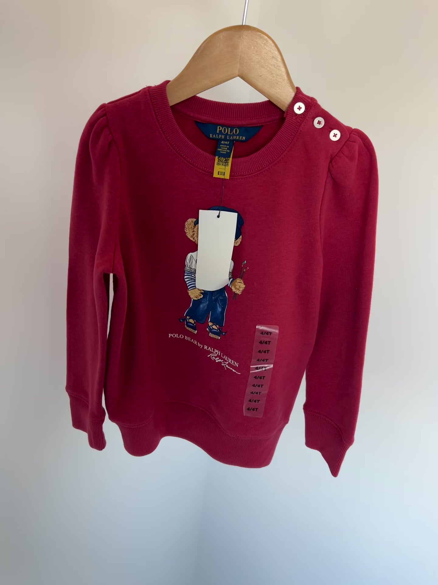 Ralph lauren sweater beer maat 4 104 110 Klasse4Kids